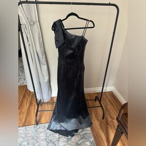 Eliza J One Shoulder Bow Gown